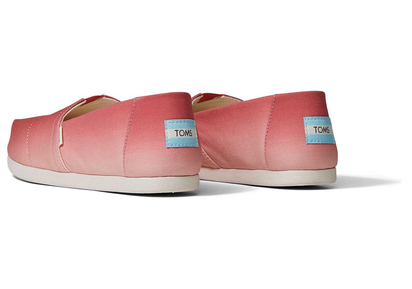 Toms Espadryle Damskie Różowe - Alpargata Gradient Płócienne - 53UQFDJYA